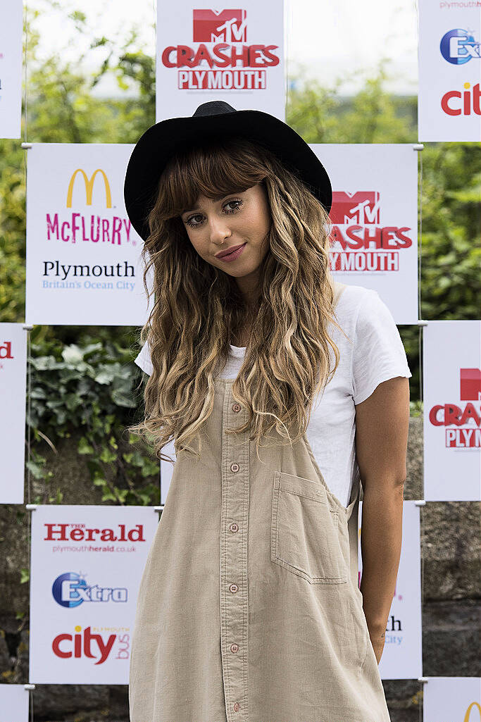 PLYMOUTH, ENGLAND - JULY 22: Foxes (Louisa Rose Allen) poses for the media ahead of the MTV Crashes Plymouth concert at Plymouth Hoe on July 22, 2014 in Plymouth, England.  (Photo by Matthew Horwood/Getty Images for MTV UK)