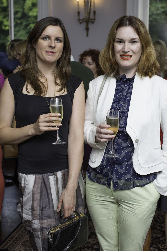 Deanna Oâ€™Connor & Jennifer King pictured at the launch of the Cliff Town House Oyster Festival on Stephen's Green D2. Photo: Anthony Woods.