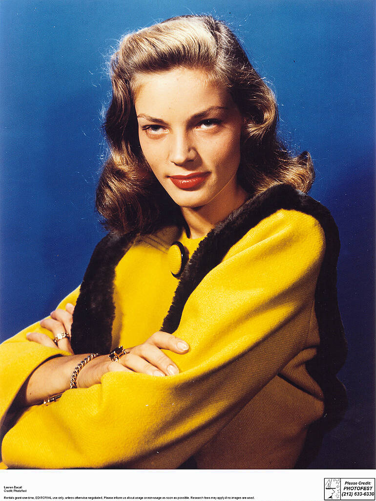 Lauren Bacall, 1944

WENN.com
