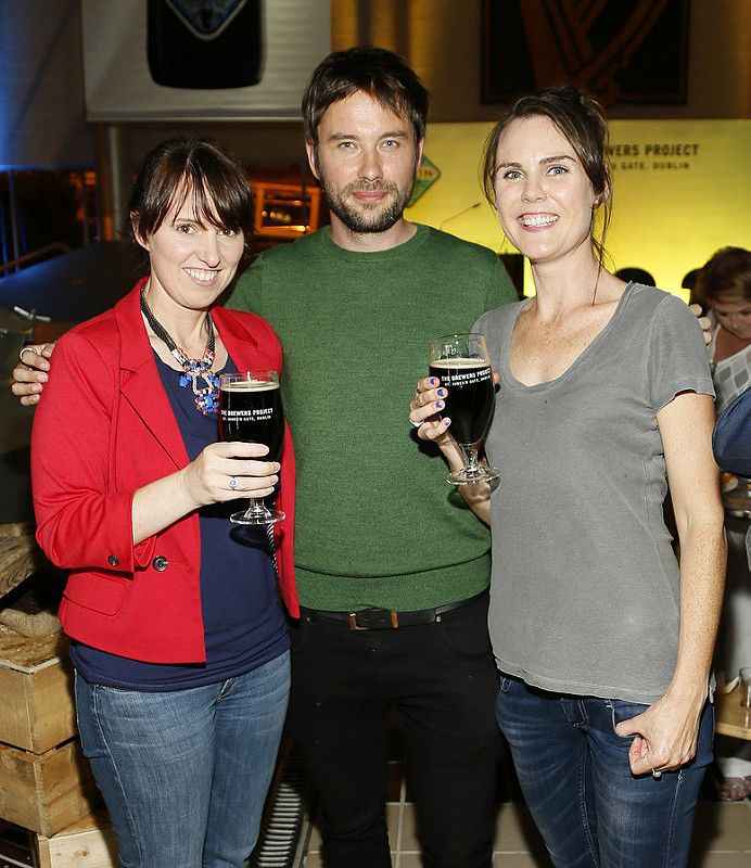 Claire Cadogan, Ben Readman and Kim Willoughby at the unveiling of two brand new porters â€˜Guinness Dublin Porterâ€™ and â€˜Guinness West Indies Porterâ€™, Brewhouse 3, St Jamesâ€™s Gate.

Photo - Kieran Harnett