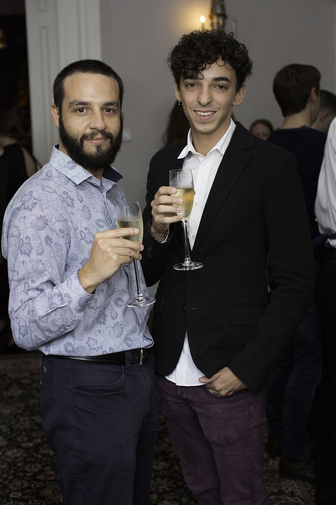 Jaime Morellia & Alvaro Rodruigez pictured at the launch of the Cliff Town House Oyster Festival on Stephen's Green D2. Photo: Anthony Woods.
