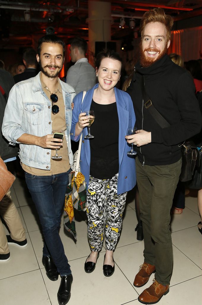 
Daniel Fortes, Arlene McHugh and Andrew Fortes at the Dunnes Stores Autumn Winter Fashion Show in their Georges St Store-photo Kieran Harnett