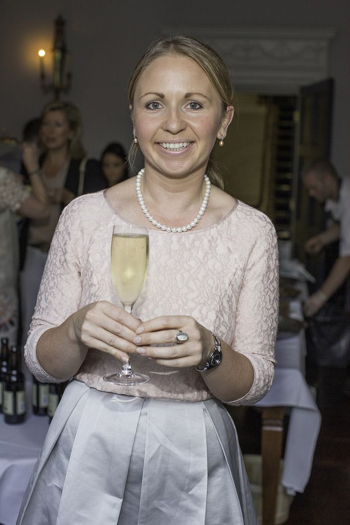 Sara Dolan pictured at the launch of the Cliff Town House Oyster Festival on Stephen's Green D2. Photo: Anthony Woods.