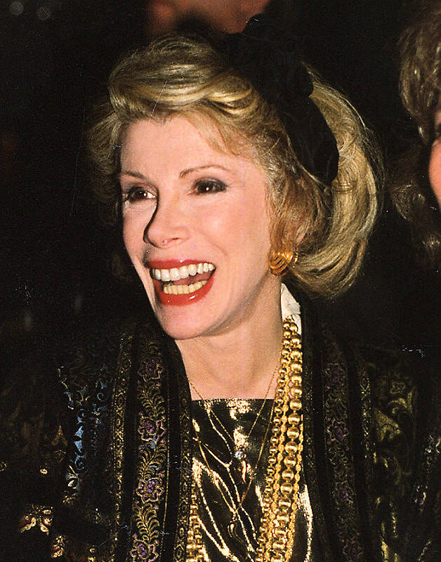 Joan Rivers,Houston,Texas, 1990

Featuring: Joan Rivers
Where: Houston, Texas, United States
When: 29 Aug 2014
Credit: DJDM/WENN.com