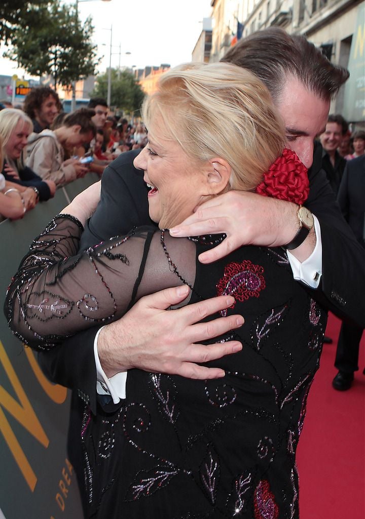 Christina Noble and actor Brendan Coyle  at The Irish Gala Screening of NOBLE  at the Savoy Cinema on O'Connell Street, Dublin.Pictures:Brian McEvoy.