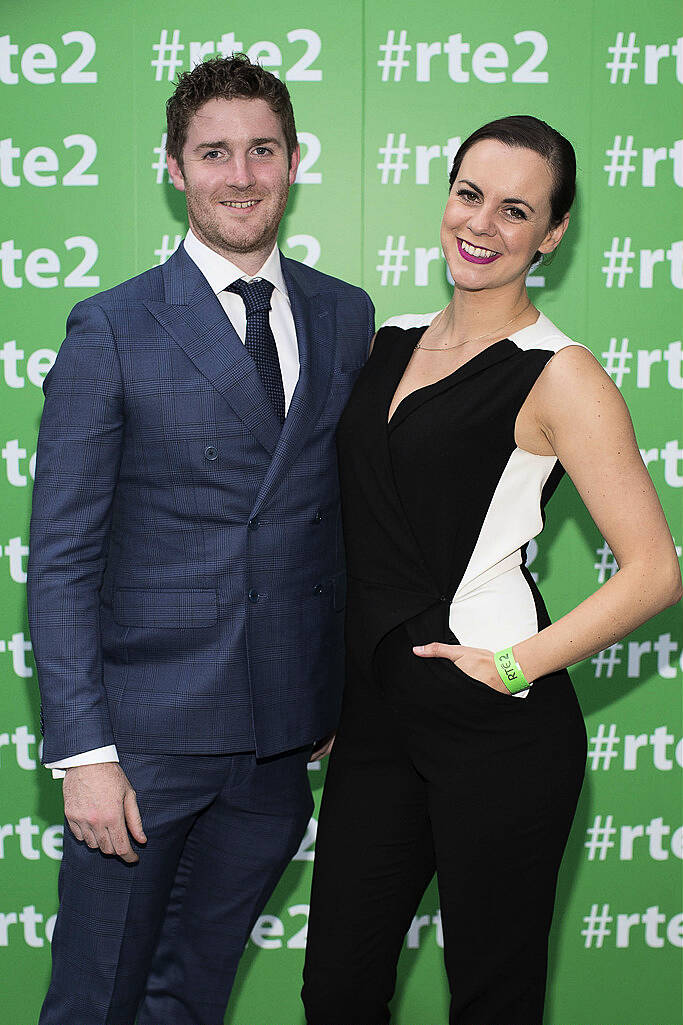 Ross Browne and Hilary Rose of The Fear at the RTÃ‰ 2 New Season Launch party in Gateway House, Capel Street. Picture Andres Poveda