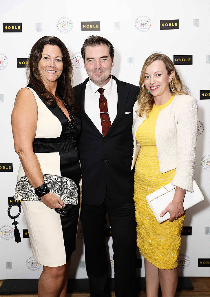 Pictured are Eileen O'Connell, Brendan Coyle and Sinead Murray at House at the afterparty of the Noble Gala Screening in aid of the Christina Noble Children's Foundation. Noble is released in cinemas nationwide on September 19th. Visit <a href="http://www.noble-movie.com" rel="nofollow">www.noble-movie.com</a>. Photo: Sasko Lazarov/Photocallireland