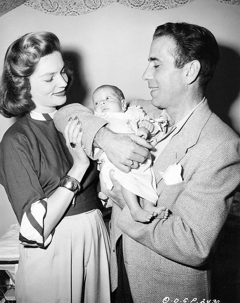 Humphrey Bogart, 1949
Shown: Humphrey Bogart and his actress-wife, Lauren Bacall, showing off their son, Stephen

 WENN.com