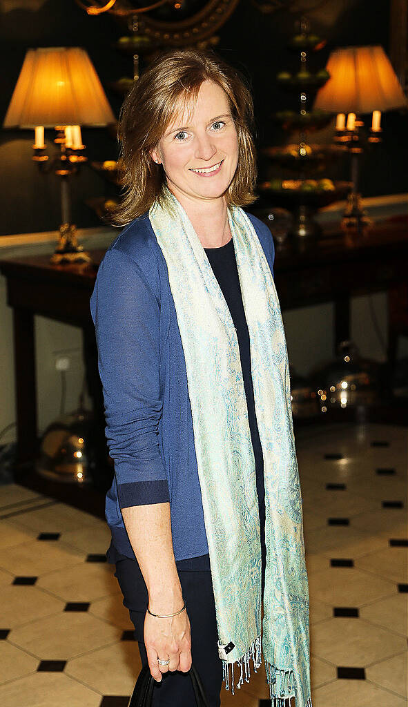 Aileen Dempsey at the inaugural National Tailoring Academy at Louis Copeland Graduate Fashion Show held in No 10 Ormand Quay-photo Kieran Harnett