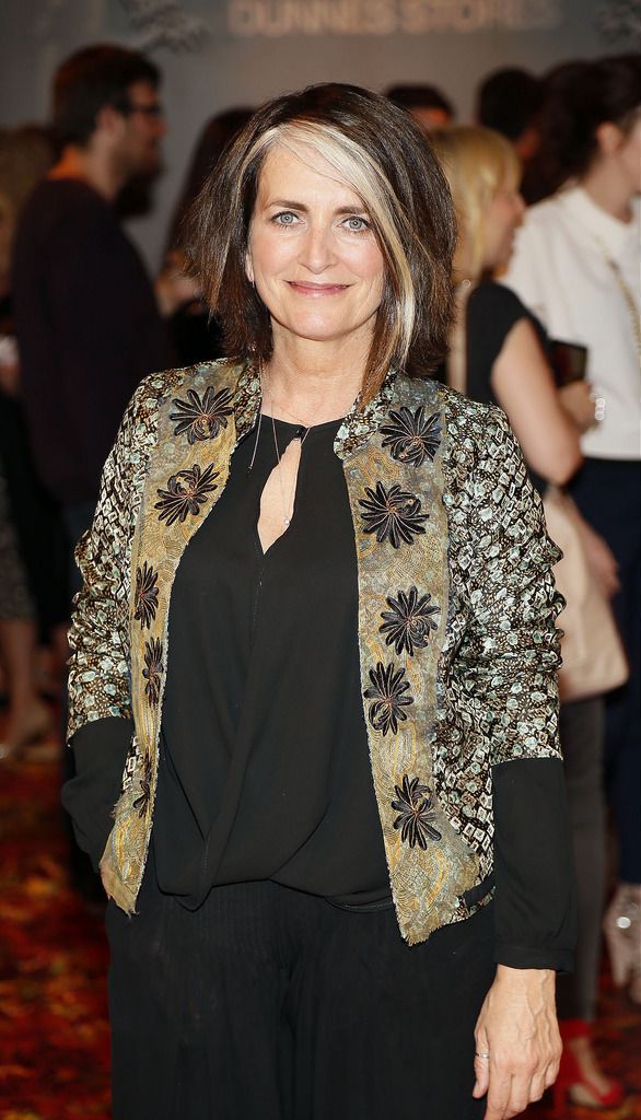 Cathy O'Connor at the Dunnes Stores Autumn Winter Fashion Show in their Georges St Store-photo Kieran Harnett