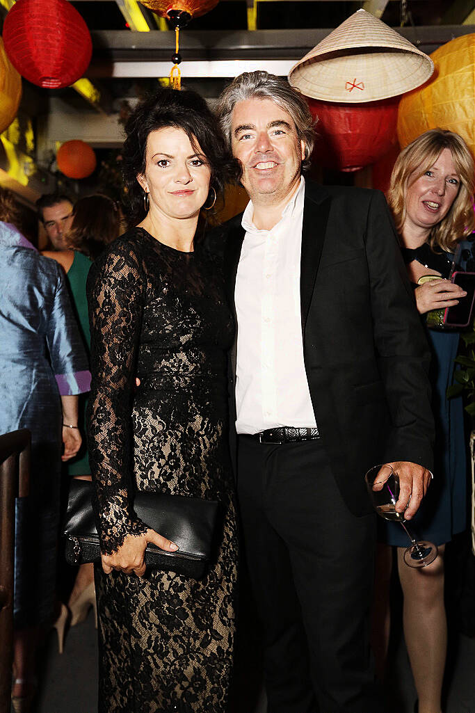 Pictured are Deirdre O'Kane and Stephen Bradley at House at the afterparty of the Noble Gala Screening in aid of the Christina Noble Children's Foundation. Noble is released in cinemas nationwide on September 19th. Visit <a href="http://www.noble-movie.com" rel="nofollow">www.noble-movie.com</a>. Photo: Sasko Lazarov/Photocallireland