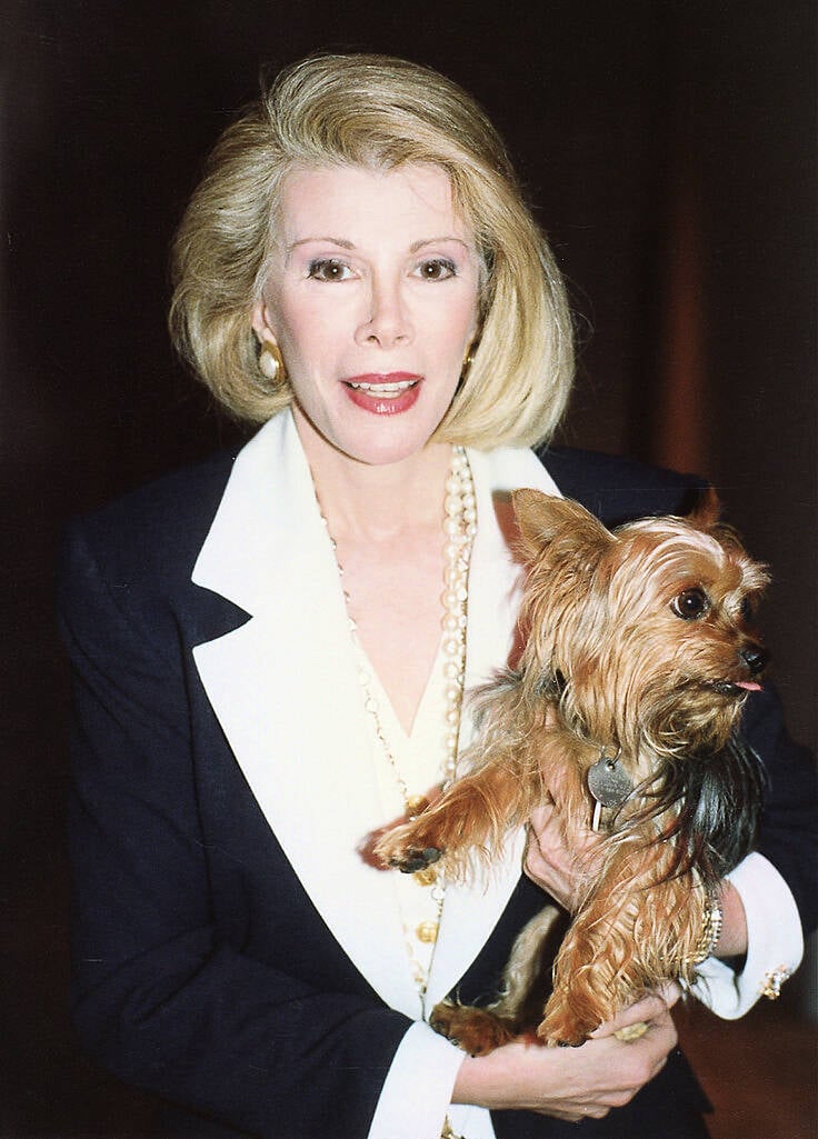 Joan Rivers at NATPE, Houston,Texas,1990

Featuring: Joan Rivers
Where: Houston, Texas, United States
When: 29 Aug 2014
Credit: DJDM/WENN.com