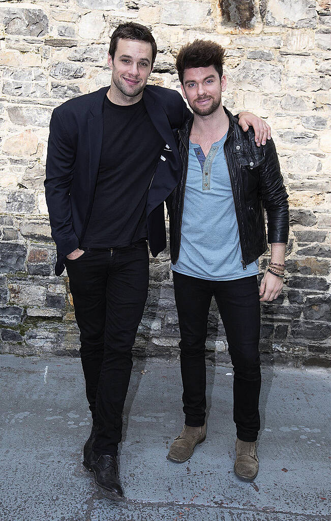 11/09/2014
Bressie and Eoghan McDermott pictured at the RTÃ‰ Two New Season Launch in Gateway House, Capel Street. Picture Andres Poveda
