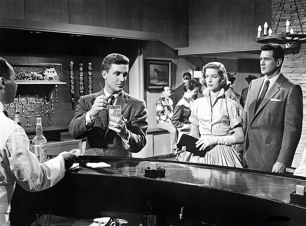 Written on the Wind (1956)
Directed by Douglas Sirk
Shown: Robert Stack (as Kyle Hadley), Lauren Bacall (as Lucy Moore Hadley), Rock Hudson (as Mitch Wayne)


WENN.com
