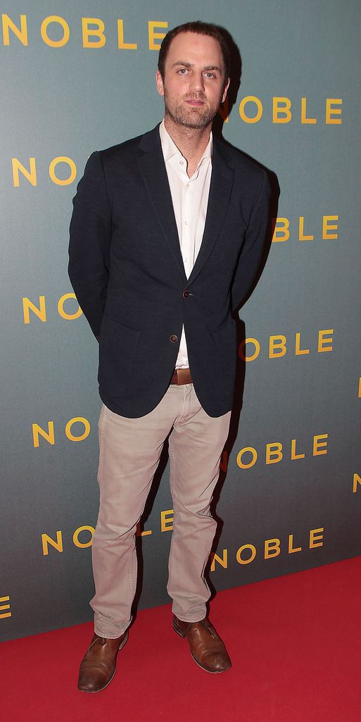 Actor Mark Hubberman -brother of Amy Hubberman at The Irish Gala Screening of NOBLE  at the Savoy Cinema on O'Connell Street, Dublin.Pictures:Brian McEvoy.