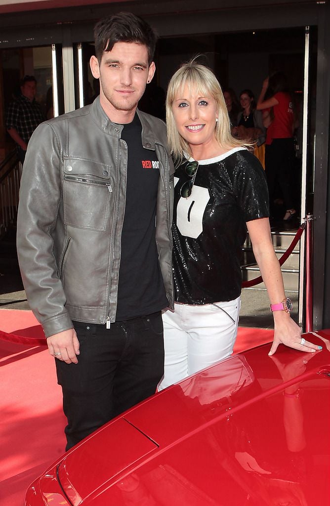 Red  Rock actor Adam Weafer and Romy Carroll pictured at The Irish premiere screening of  Entourage at The Savoy Cinema, Dublin..Picture:Brian McEvoy