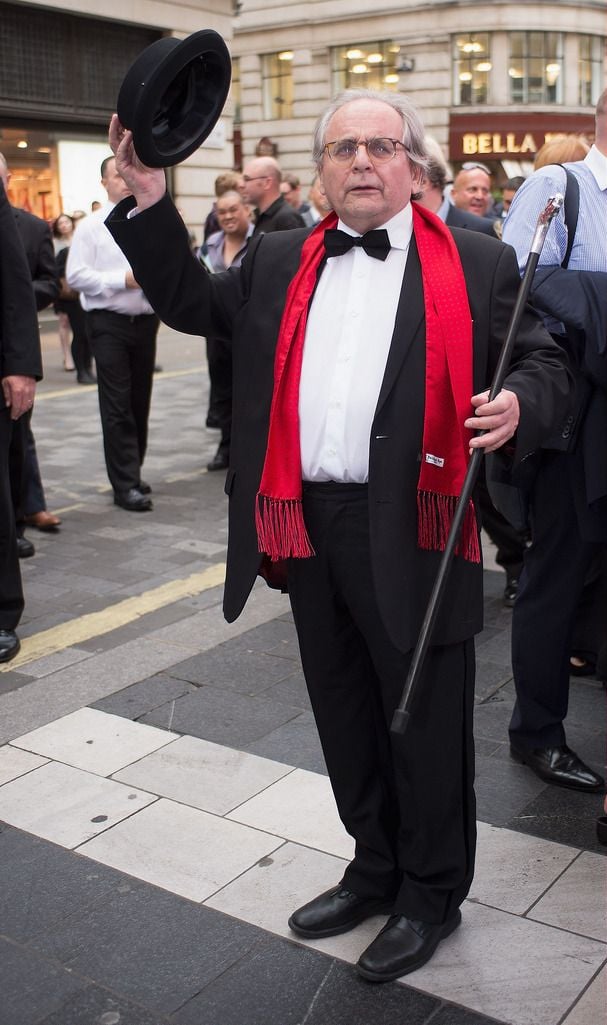 LONDON, ENGLAND - JULY 20:  Sylvester McCoy attends the press night of "Sinatra At The London Palladium" at London Palladium on July 20, 2015 in London, England.  (Photo by Tabatha Fireman/Getty Images)