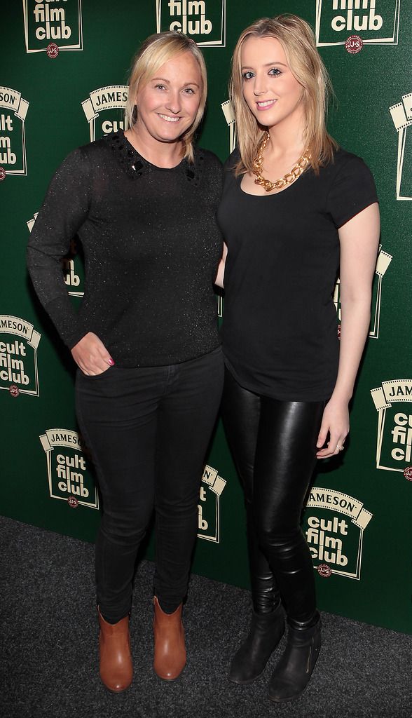   Niamh White and Susan Burke at the Jameson Cult Film Club screening of Friday The 13th Part 2 at The Rds Dublin.Picture:Brian Mcevoy.No Repro fee for one use