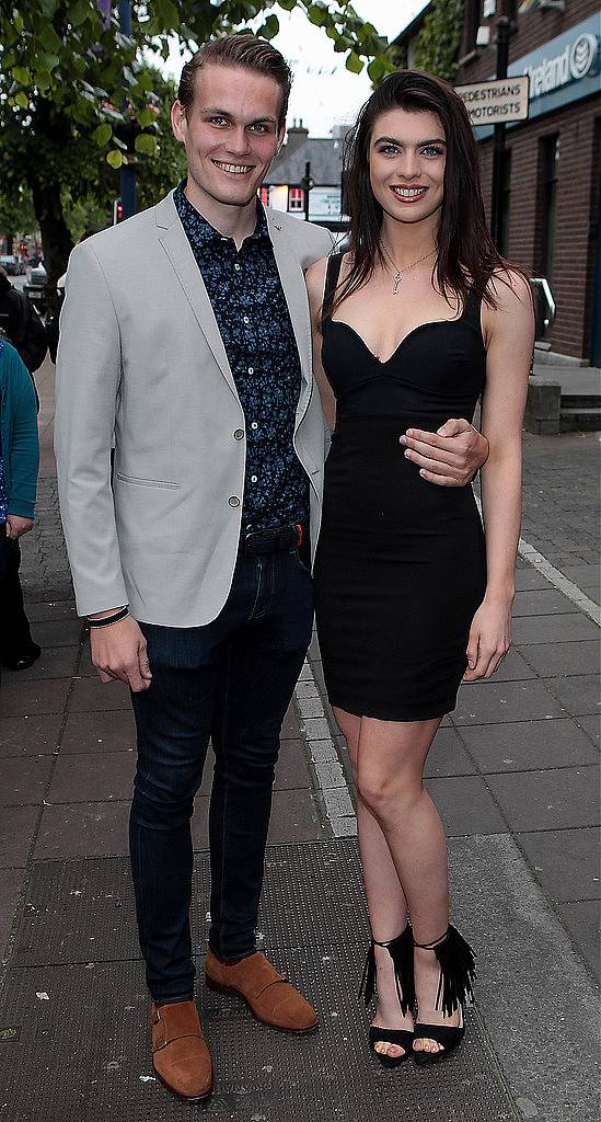 Ashley Duane and Aisling Quinn at the opening of Cathedral Bar and Restaurant in Maynooth Co Kildare..Picture;Brian McEvoy