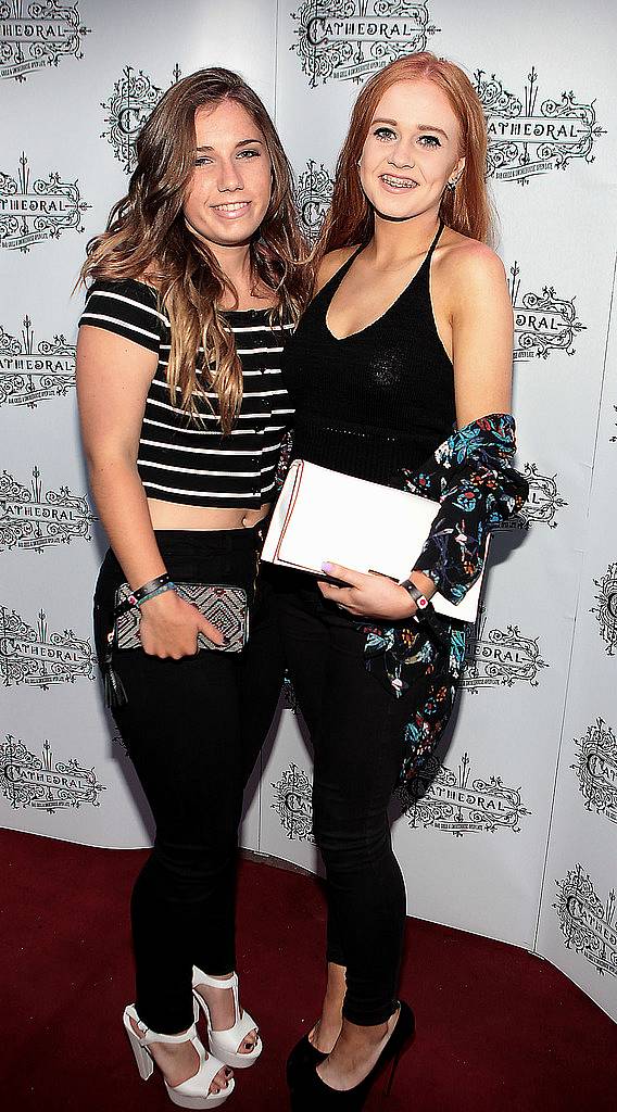 Emma Crotty and Sarah Woodburn at the opening of  Cathedral Bar and Restaurant in Maynooth,Kildare..Picture:Brian McEvoy