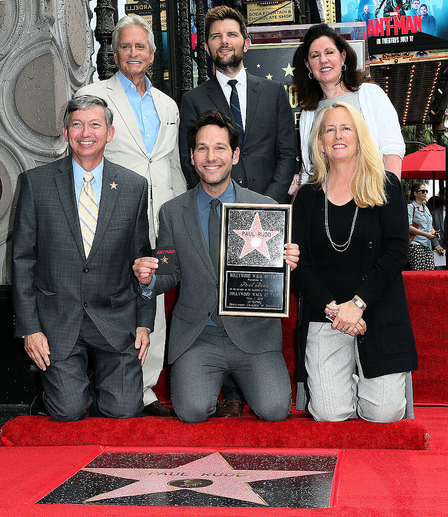 Paul Rudd Honored With Star On The Hollywood Walk Of Fame