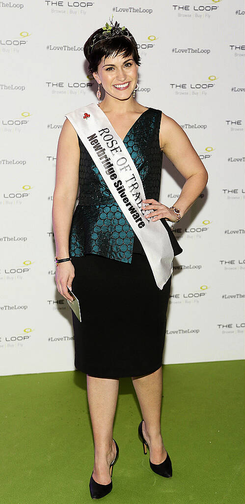 Rose of Tralee Maria Walsh at The Loop VIP Suite to celebrate the opening of the all new Loop at Terminal 1 Dublin Airport. Following a â‚¬8m investment, the all new Loop showcases the best of Irish and international brands and offers consumers a radically improved shopping experience at Irelandâ€™s main international gateway. Photo Kieran Harnett