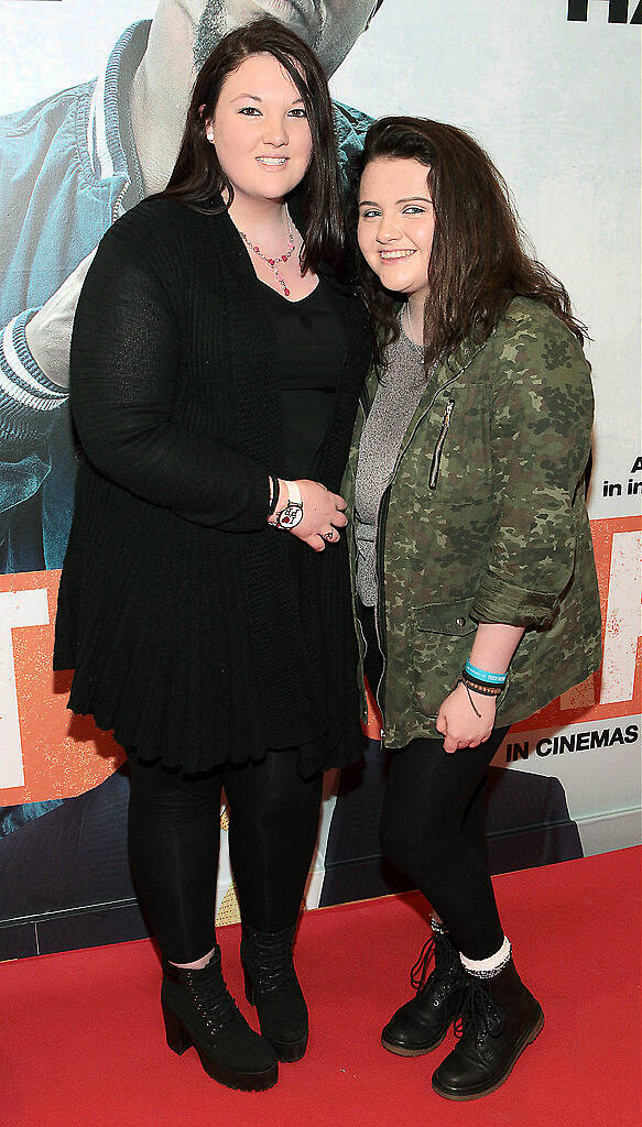 Orla O Farrell and Kate Finnan pictured at the Irish premiere screening of Will Ferrell's new film Get hard at the Screen Cinema ,Dublin
Picture:Brian McEvoy