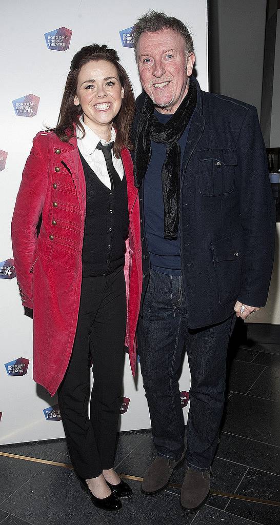 Karol Sadlier and Paul Harrington   pictured at the opening night of Jesus Christ Superstar at The Bord Gais Energy Theatre, Dublin. Pic Brian McEvoy 