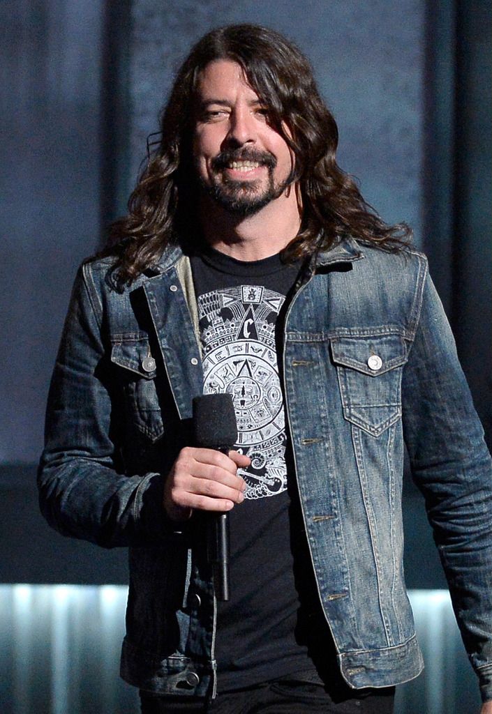 Musician Dave Grohl speaks onstage during The 57th Annual GRAMMY Awards at the at the STAPLES Center on February 8, 2015 in Los Angeles, California.  (Photo by Kevork Djansezian/Getty Images)
