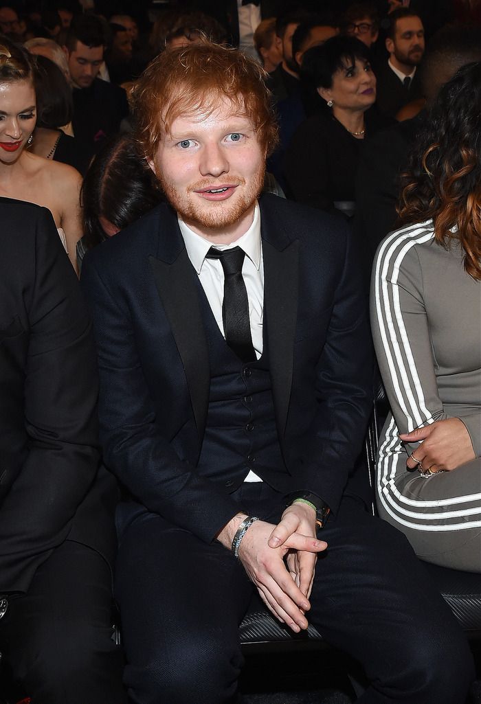 Recording Artist Ed Sheeran attends The 57th Annual GRAMMY Awards at the STAPLES Center on February 8, 2015 in Los Angeles, California.  (Photo by Larry Busacca/Getty Images for NARAS)