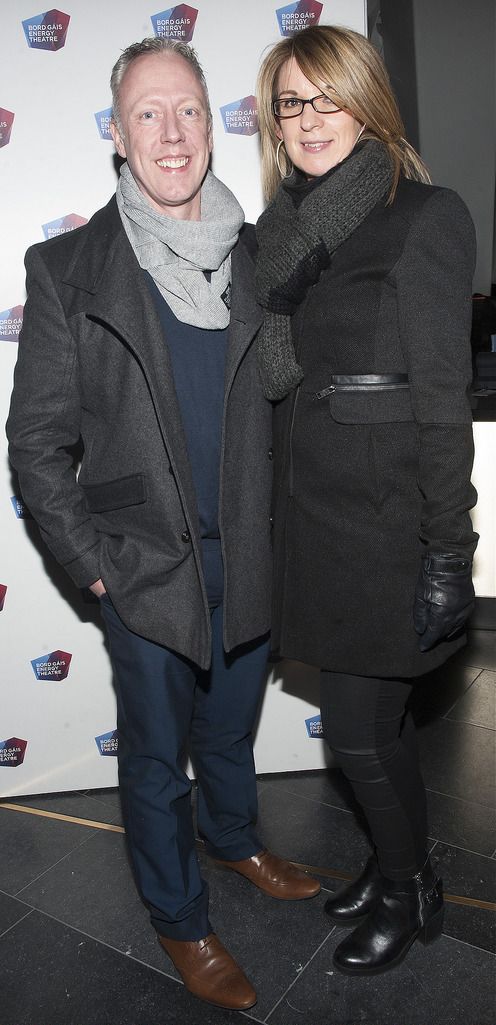 Robbie Fogarty  and Catherine Fogarty pictured at the opening night of Jesus Christ Superstar at The Bord Gais Energy Theatre, Dublin. Pic Brian McEvoy .