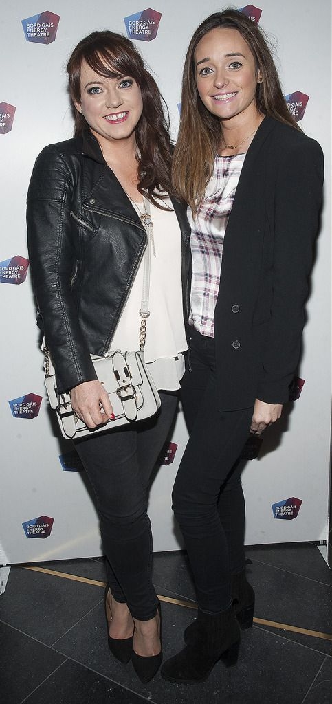 Karen Morgan and Claire Whelan  pictured at the opening night of Jesus Christ Superstar at The Bord Gais Energy Theatre, Dublin. Pic Brian McEvoy