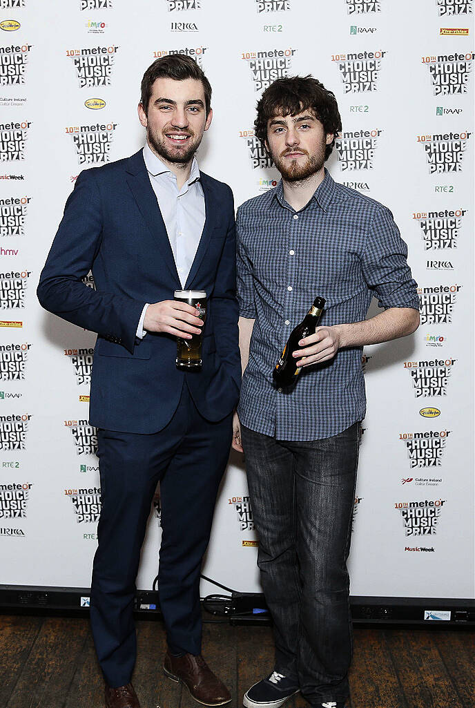 
Gavin & Paul Nugent pictured at the launch event for the Meteor Choice Music Prize Irish Song of the Year 2014. The best songs of 2014 have now gone to a public vote on meteor.ie/choice.Pic. Robbie Reynolds