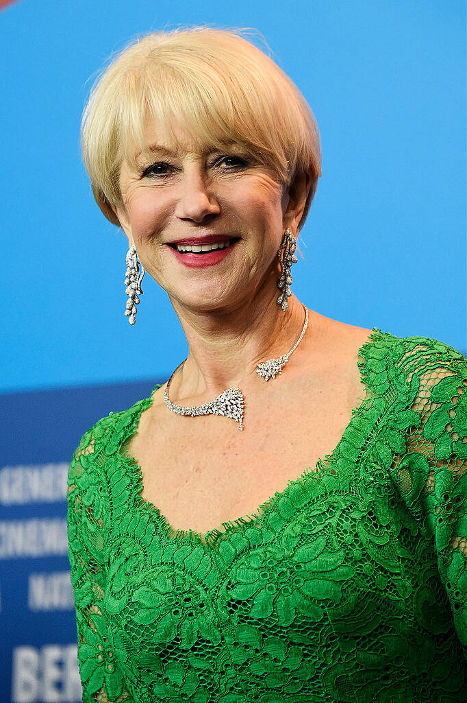 Helen Mirren attends the 'Woman in Gold' press conference during the 65th Berlinale International Film Festival at Grand Hyatt Hotel on February 9, 2015 in Berlin, Germany.  (Photo by Pascal Le Segretain/Getty Images)