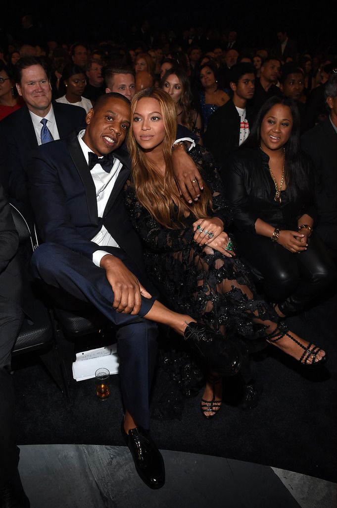 Recording Artists Jay Z and Beyonce attend The 57th Annual GRAMMY Awards at the STAPLES Center on February 8, 2015 in Los Angeles, California.  (Photo by Larry Busacca/Getty Images for NARAS)