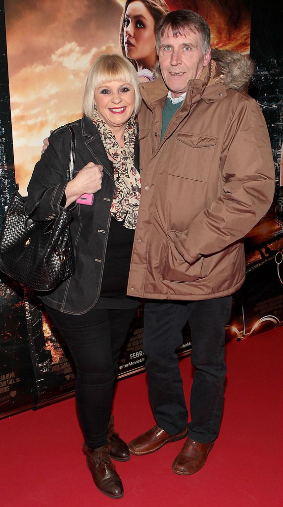 Lisa Cashin and Rory Cashin at the Irish premiere screening of Jupiter Ascending at the Odeon Cinema in Point Village,Dublin..Picture:Brian McEvoy