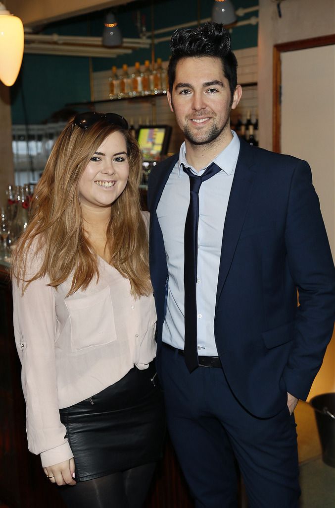 
Alexandra Ryan and Edward Smith at the launch of the Lidl Spring Summer 2015 Collection in Drury Buildings-photo Kieran Harnett