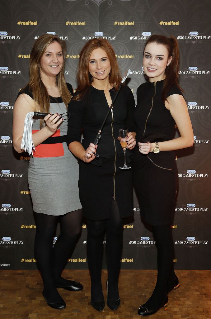 Paula FitzGerald, Aisling Hayes and Katie McGinn at the launch of Durex's #50GamestoPlay. 
-photo Kieran Harnett
