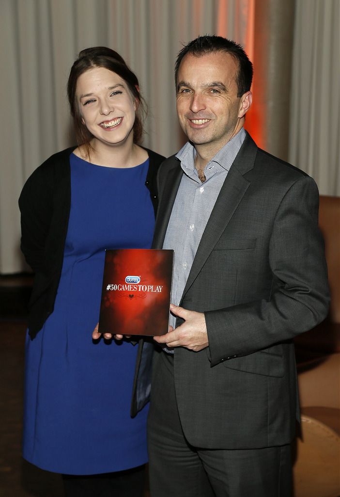 Sarah Duffy and Richard Boland at the launch of Durex's #50GamestoPlay.
-photo Kieran Harnett