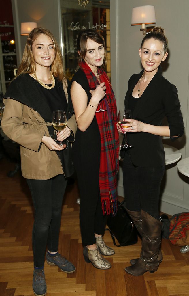 Eimear and Sinead O'Reilly at the launch of Paul Costelloe Living Studio, an exclusive capsule womenswear collection for Dunnes Stores - photo Kieran Harnett