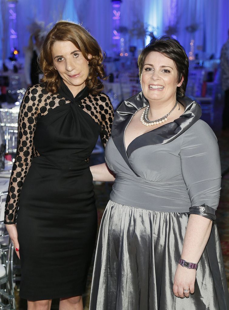 
Aoife Quinn and Sarah O'Keeffe at the Enchanted Winter night in aid of NF Ireland held in the K Club-photo Kieran Harnett