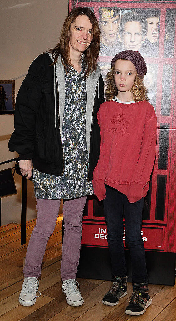 Sarah Murray and Eve Brophy  at The Irish Premiere screening of Night at the Museum -Secret of the Tomb at the Lighthouse Cinema ,Dublin.Pic:Brian McEvoy.