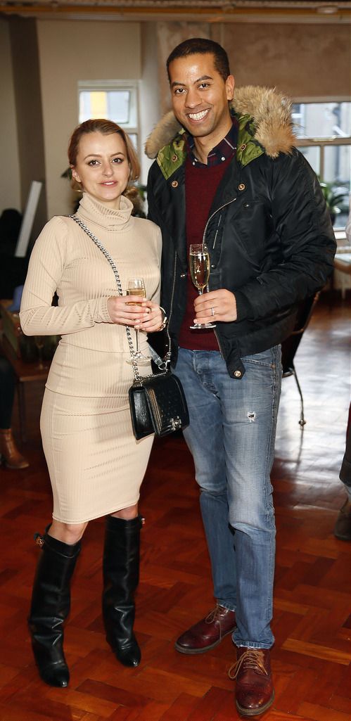 
Anita Kus and Sean Munsanje at the launch of the Lidl Spring Summer 2015 Collection in Drury Buildings-photo Kieran Harnett