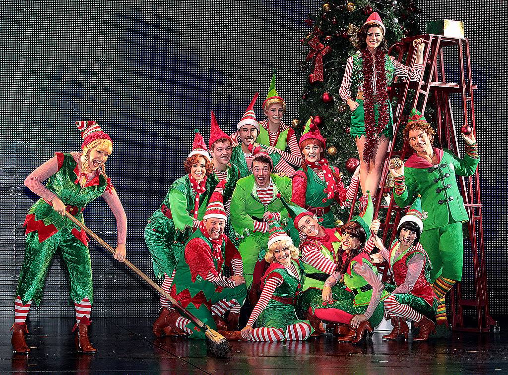 â€˜Having an Elftastic Time! .Actors  Ben Forster and  Love/ Hateâ€™s Aoibhinn McGinnity   pictured with the cast of "Elf " the musical prior to it's European Premiere at The Bord Gais Energy Theatre ,Dublin...Picture:Brian McEvoy.No repro fee for one use..The Broadway Musical. Elf will play from December 16th until January 10th. Tickets from â‚¬20.00 are on sale now. For more see <a href="http://www.bordgaisenergytheatre.ie...The" rel="nofollow">www.bordgaisenergytheatre.ie...The</a> show based on the beloved  2003 New Line Cinema hit starring Will Ferrell, ELF is the hilarious tale of Buddy, a young orphan child who mistakenly crawls into Santaâ€™s bag of gifts and is transported back to the North Pole! .Ben Forster stars in the leading role and joining Ben is  Irish stage and screen star AoibhÃ­nn McGinnity in the role of Jovie. ..The show will feature sensational sets, magical music and all the magic of Christmas you could possibly wish for!  