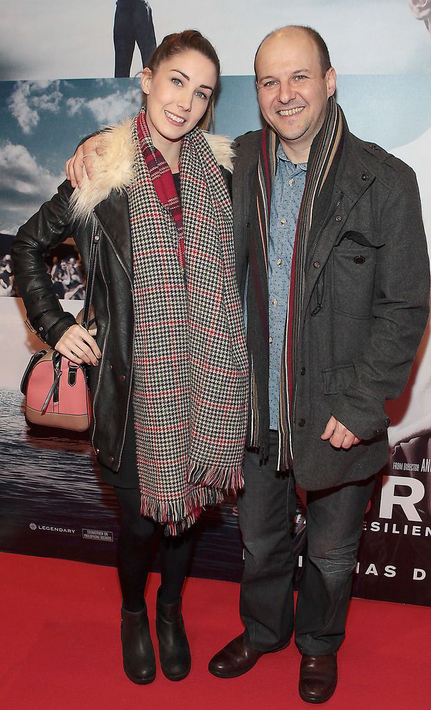 Natasha Halpin and David Halpin at The Irish Premiere of  Unbroken at  The Screen Cinema ,Dublin . The film was directed by Angelina Jolie.  .Picture :Brian McEvoy.