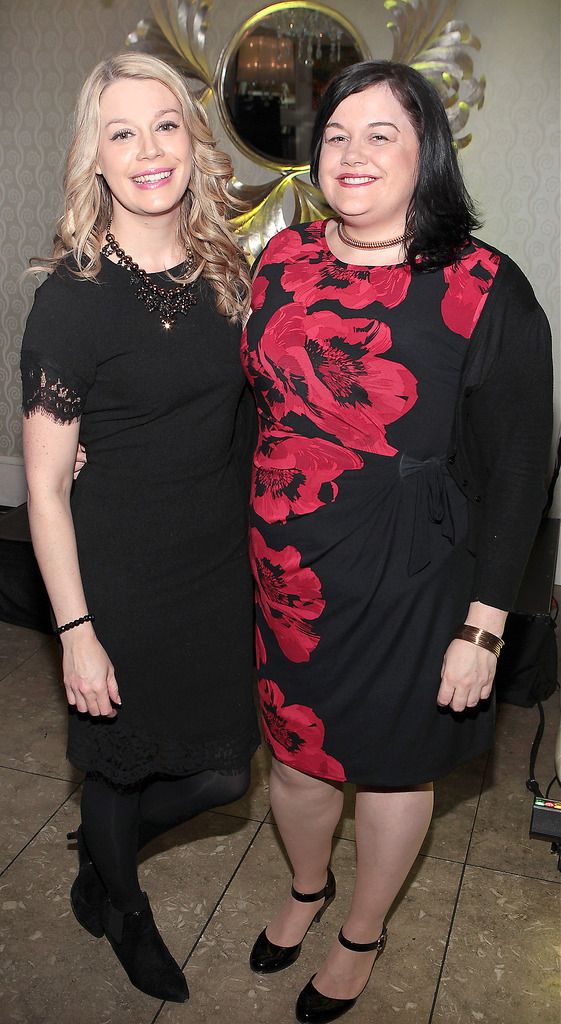 Aisling Kennedy and Angharad Williams  at the launch of the new Opel Corsa at The Dylan Hotel Dublin.Picture:Brian mcevoy.