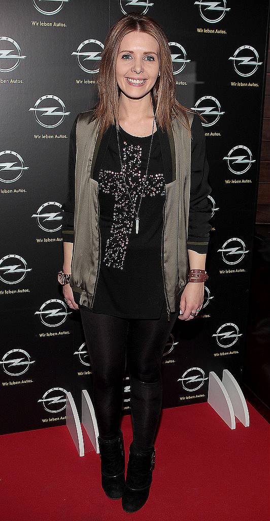 Jenny Green  at the launch of the new Opel Corsa at The Dylan Hotel Dublin.Picture:Brian mcevoy.