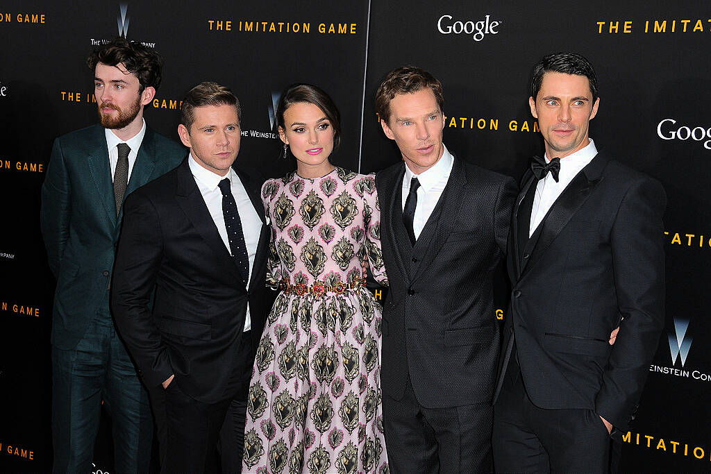 Featuring: Matthew Beard,Allen Leech,Keira Knightley,Benedict Cumberbatch,Matthew Goode

 Ivan Nikolov/WENN.com