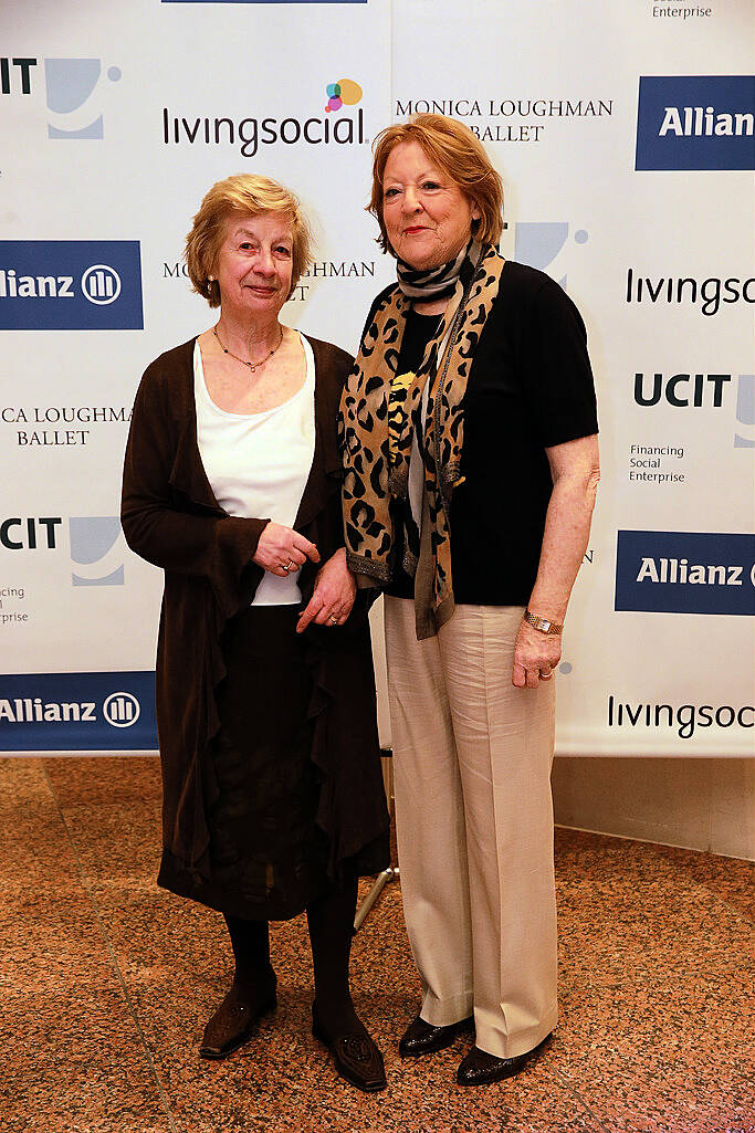 Pictured at the Nutcracker christmas ballet are: Joan Culleton and Kathleen Watkins. The ultimate Christmas ballet, The Nutcracker presented by Monica Loughman Ballet in association with LivingSocial.com took place on the 20th and 21st December at the Convention Centre Dublin. A classic Christmas tale, The Nutcracker tells the magical story of a little girl called Clara who dreams that one of her toys, the handsome Nutcracker Prince, comes to life and takes her off to the land of sweets.  On their enchanted journey they meet the sugar plum fairy, battle with mouse armies and dance with performers from all over the world. Picture:Arthur Carron