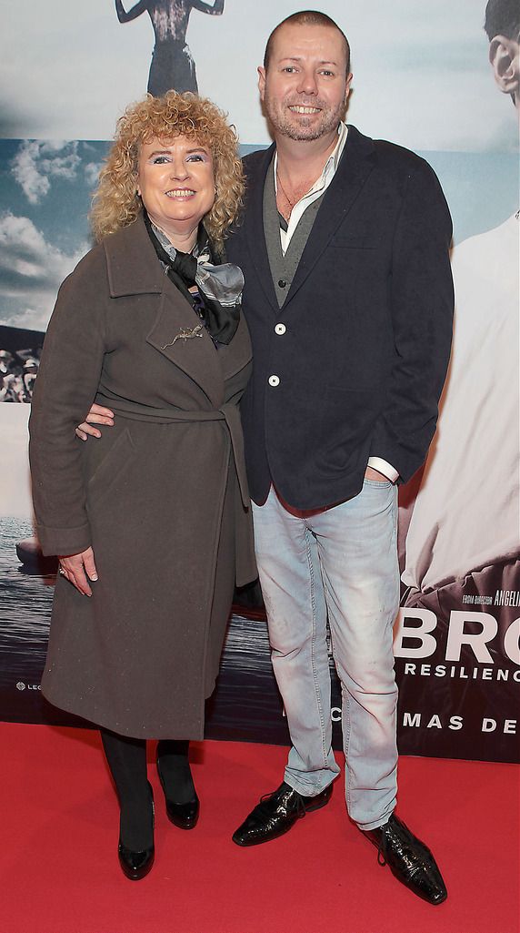 Marie Lacken and Christo Steenberg at The Irish Premiere of  Unbroken at  The Screen Cinema ,Dublin . The film was directed by Angelina Jolie.  .Picture :Brian McEvoy.